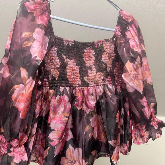 Thirty/Thirty LA Floral BabyDoll Top NWT - Picture 6 of 8